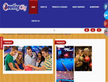 Tablet Screenshot of bowling-city.com